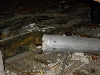 this attic was REALLY bad